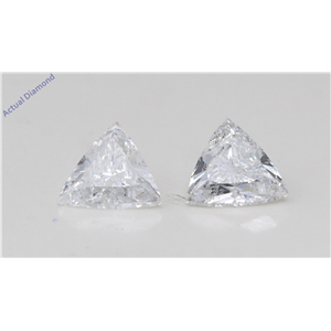 A Pair Of Triangle Cut Loose Diamonds (1.68 Ct,D-E Color,Si2 Clarity) Gia Certified
