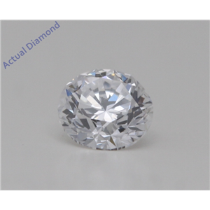 Round Cut Loose Diamond (0.3 Ct,D Color,VVS1 Clarity) GIA Certified