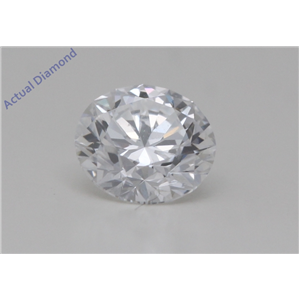 Round Cut Loose Diamond (0.41 Ct,D Color,VVS2 Clarity) GIA Certified