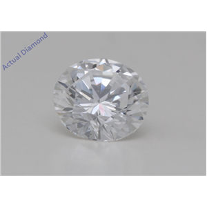 Round Cut Loose Diamond (0.5 Ct,D Color,VVS2 Clarity) IGI Certified