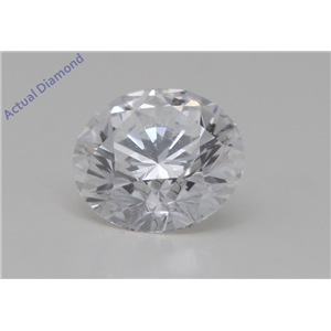 Round Cut Loose Diamond (0.51 Ct,E Color,VVS1 Clarity) GIA Certified