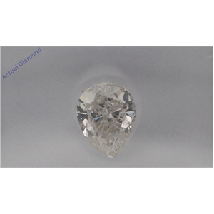 Pear Cut Loose Diamond (1 Ct,H Color,Si1 Clarity) Igi Certified And Sealed