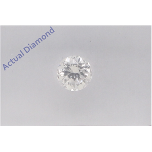 Round Cut Loose Diamond (0.5 Ct,F Color,Si1 Clarity) Igi Certified And Sealed