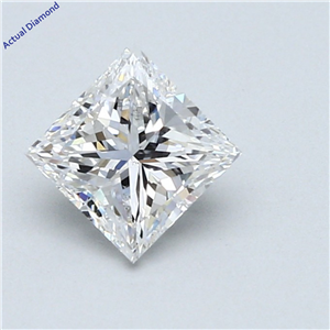 Princess Cut Loose Diamond (1.01 Ct,D Color,Si1 Clarity) Gia Certified