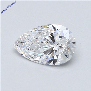 Pear Cut Loose Diamond (0.8 Ct,D Color,Vs2 Clarity) Gia Certified