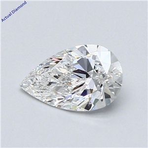 Pear Cut Loose Diamond (0.8 Ct,F Color,Vs1 Clarity) Gia Certified