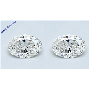 A Pair Of Oval Cut Loose Diamonds (1.46 Ct,G Color,Vs1 Clarity) Gia Certified