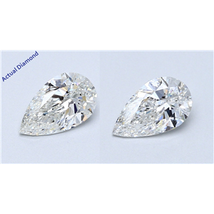 A Pair Of Pear Cut Loose Diamonds (1.41 Ct,F Color,Vs1 Clarity) Gia Certified
