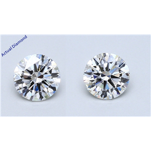 A Pair Of Round Cut Loose Diamonds (1.4 Ct,G Color,Vs2 Clarity) Gia Certified