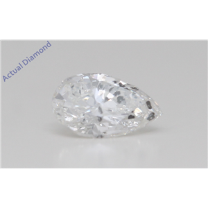 Pear Cut Loose Diamond (0.83 Ct,G Color,I1 Clarity)