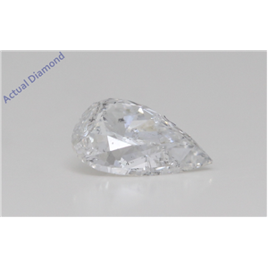 Pear Cut Loose Diamond (0.78 Ct,F Color,I1 Clarity)