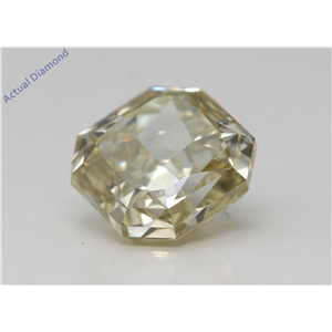 Radiant Cut Loose Diamond (1.61 Ct,Fancy Brown Greenish Yellow Color,Si1 Clarity) Gia Certified