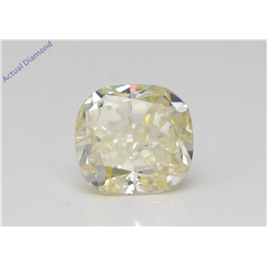 Cushion Cut Loose Diamond (1.17 Ct,Fancy Yellow Color,Si1 Clarity) Gia Certified