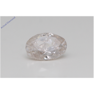 Oval Cut Loose Diamond (1.01 Ct, Light Pinkish Brown Color, Si2 Clarity) AIG Certified