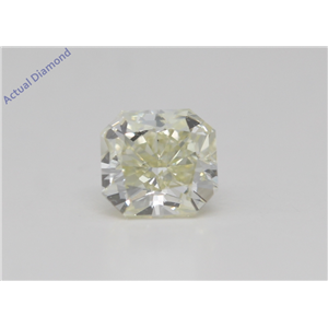 Radiant Cut Loose Diamond (0.49 Ct,Light Yellow Color,Si1 Clarity) Gia Certified