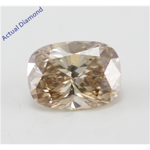 Oval Cut Loose Diamond (0.73 Ct, Natural Fancy Brown Color, SI2 Clarity) IGL Certified