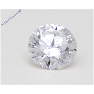 Round Cut Loose Diamond (0.7 Ct,D Color,Si2 Clarity) Igl Certified