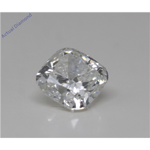 Cushion Cut Loose Diamond (0.8 Ct,I Color,Vs2 Clarity) GIA Certified