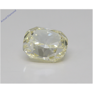 Cushion Cut Loose Diamond (1.75 Ct,Fancy Light Yellow Color,Vvs2 Clarity) GIA Certified