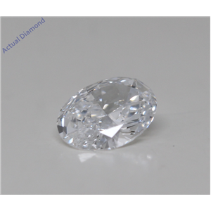 Oval Cut Loose Diamond (0.4 Ct,D Color,Vvs2 Clarity) GIA Certified