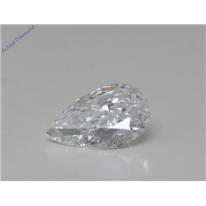 Pear Cut Loose Diamond (0.81 Ct,D Color,Vs1 Clarity) GIA Certified