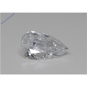 Pear Cut Loose Diamond (0.99 Ct,F Color,Si1(Drilled) Clarity) GIA Certified