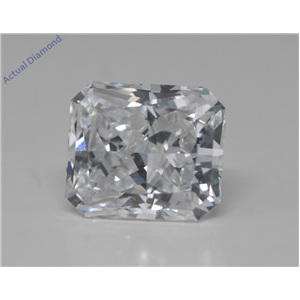 Radiant Cut Loose Diamond (1.32 Ct,E Color,Vs1(Drilled) Clarity) GIA Certified