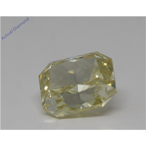 Radiant Cut Loose Diamond (1.52 Ct,Fancy Brownish Greenish Yellow Color,Si2 Clarity) GIA Certified