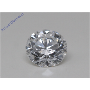 Round Cut Loose Diamond (0.33 Ct,D Color,Si1 Clarity) GIA Certified
