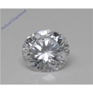 Round Cut Loose Diamond (0.34 Ct,F Color,Vvs2 Clarity) GIA Certified