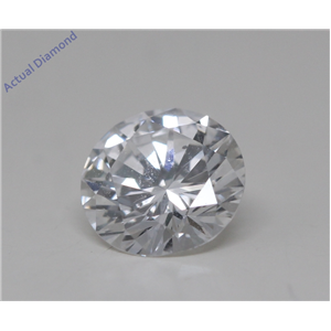 Round Cut Loose Diamond (0.54 Ct,D Color,Si1 Clarity) GIA Certified