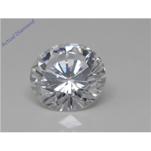 Round Cut Loose Diamond (0.58 Ct,D Color,Si1 Clarity) GIA Certified