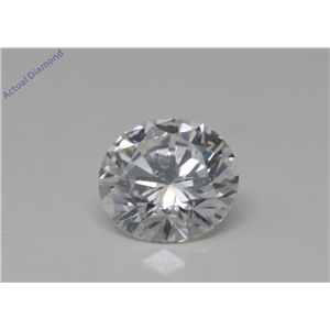 Round Cut Loose Diamond (0.61 Ct,H Color,Si1 Clarity) GIA Certified