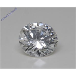 Round Cut Loose Diamond (0.72 Ct,H Color,Vvs2 Clarity) GIA Certified