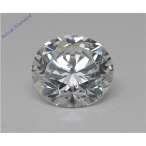Round Cut Loose Diamond (1 Ct,I Color,Si2 Clarity) GIA Certified