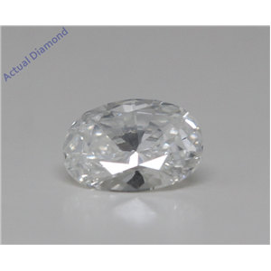 Oval Cut Loose Diamond (0.43 Ct,E Color,Vvs1 Clarity) IGL Certified