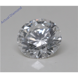 Round Cut Loose Diamond (0.52 Ct,D Color,Si1 Clarity) GIA Certified