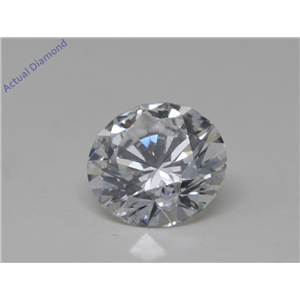 Round Cut Loose Diamond (0.52 Ct,D Color,Si1 Clarity) GIA Certified