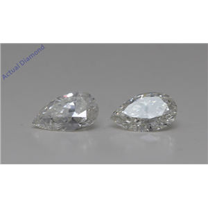 A Pair Of Pear Cut Loose Diamonds (2.05 Ct,G - H Color,Vs2 - Vvs1 Clarity) IGL Certified