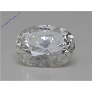 Oval Cut Loose Diamond (1 Ct,G Color,Si1(Enhanced) Clarity) IGL Certified