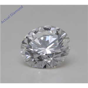 Round Cut Loose Diamond (0.5 Ct,F Color,Si1 Clarity) GIA Certified