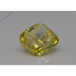 Radiant Cut Loose Diamond (1.04 Ct,Yellow(Irradiated) Color,Si1 Clarity)
