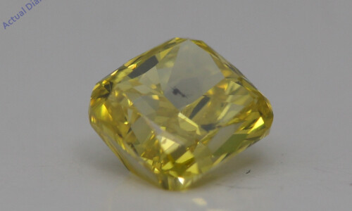 Radiant Cut Loose Diamond (1.04 Ct,Yellow(Irradiated) Color,Si1 Clarity)