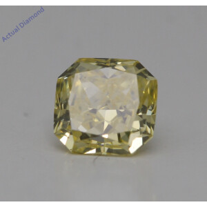 Radiant Cut Loose Diamond (0.97 Ct,Yellow(Irradiated) Color,Si1 Clarity)