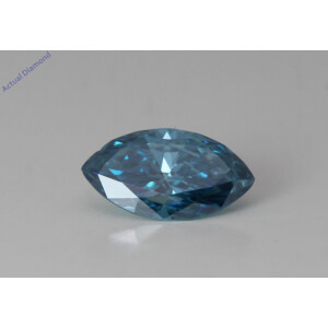 Marquise Cut Loose Diamond (1.12 Ct,Ocean Blue(Irradiated) Color,Vs1 Clarity)