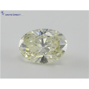 Oval Cut Loose Diamond (1.97 Ct, Yellow W-X, VS2) GIA Certified