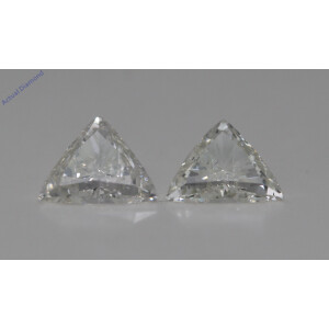 A Pair Of Triangle Cut Loose Diamonds (1.02 Ct,J Color,Vs2-Si1 Clarity)
