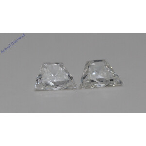 A Pair Of Trapezoid Brilliant Cut Loose Diamonds (0.51 Ct,I Color,Si1 Clarity)