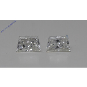 A Pair Of Trapezoid Brilliant Cut Loose Diamonds (0.43 Ct,I Color,Vs1 Clarity)