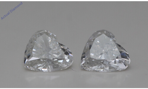A Pair Of Triangle Cut Loose Diamonds (1.49 Ct,F Color,Si1 Clarity)